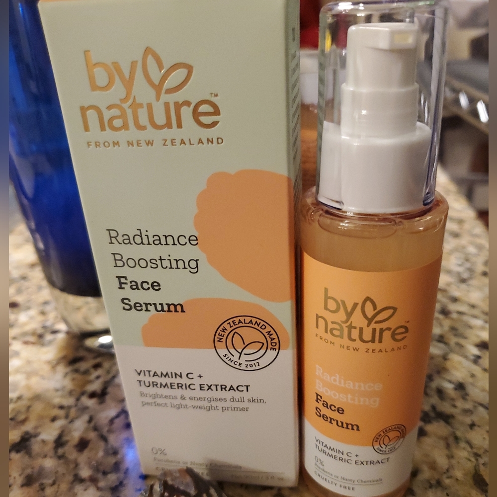 Radiance Boosting Serum by Nature 3fl oz Cruelty Free vit C Turmeric extract